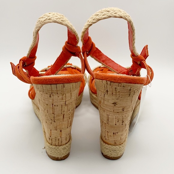 NWT White House Black Market Jupiter Coral Wedge - 7M - Picture 5 of 10